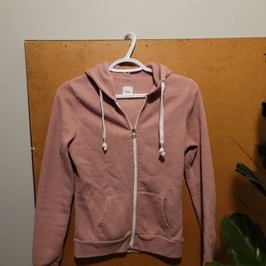 Pink zipper hoodie